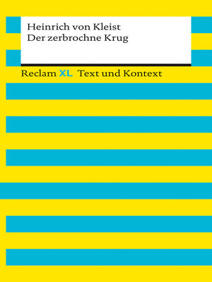 cover image of Der zerbrochne Krug. Textausgabe mit Kommentar und Materialien